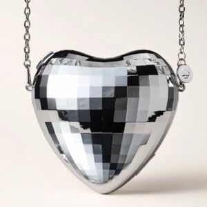 Kate Spade X Target Heart Disco Ball Crossbody Shoulder Handbag Party Novelty